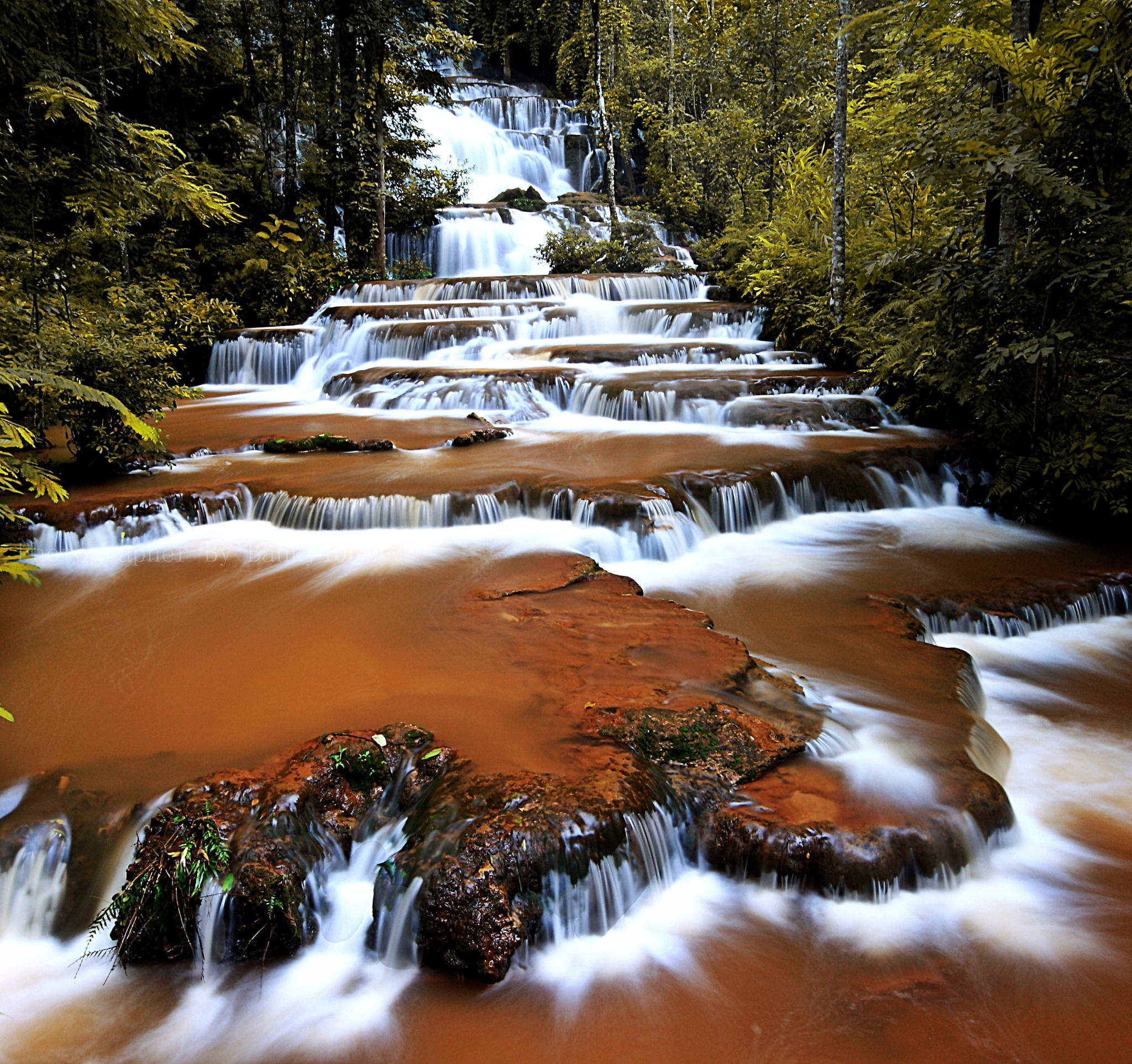 Водопады тайланда фото Па Чароен