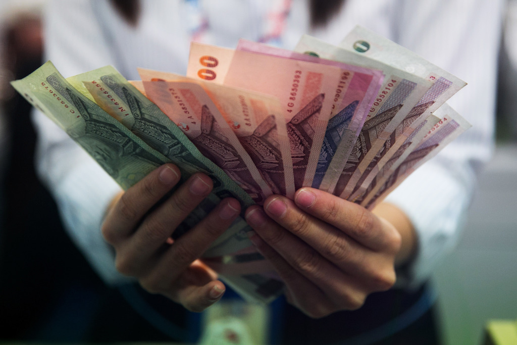 Фотография обмен валюты Таиланда