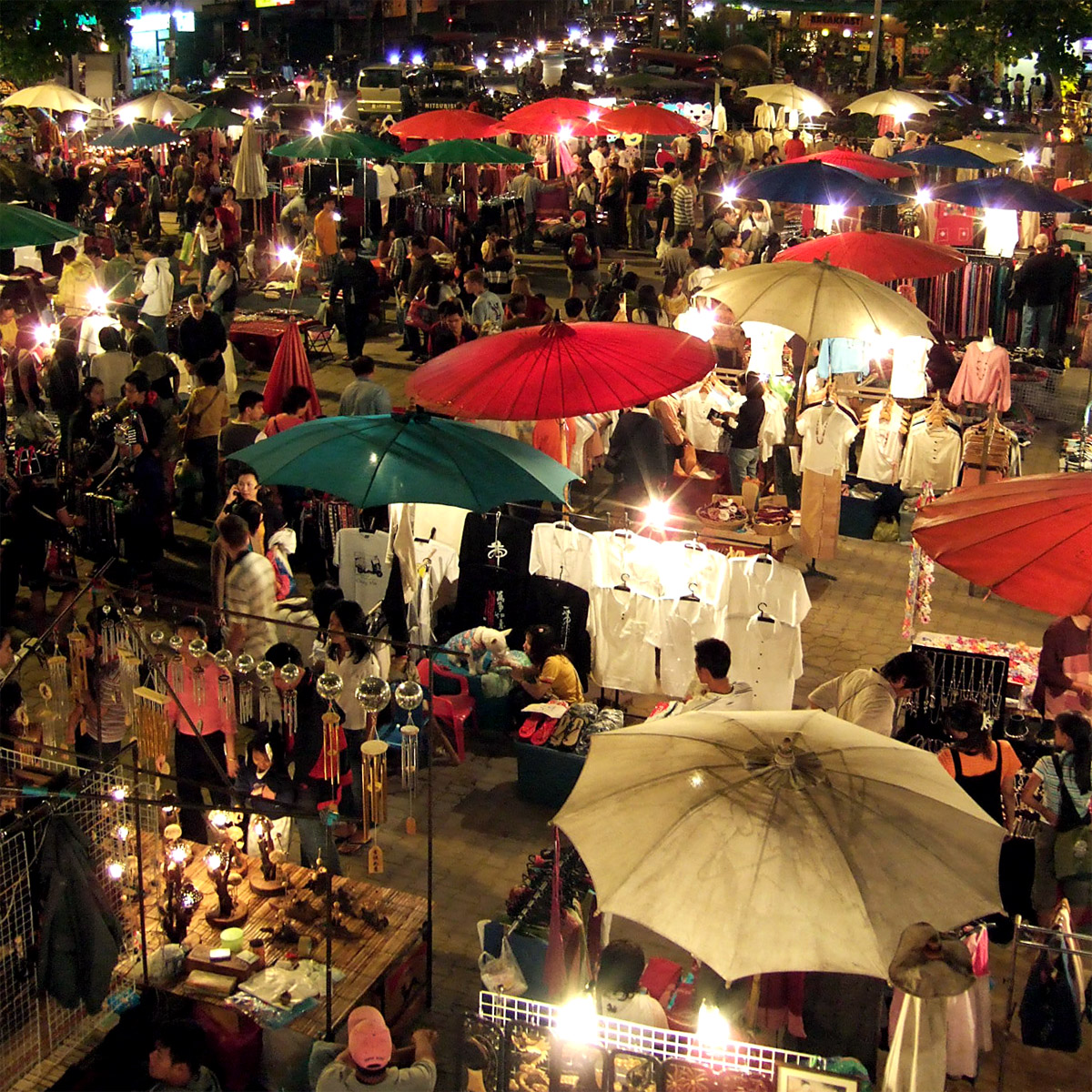 Рынки тайланда фото Вечерний Воскресный Рынок